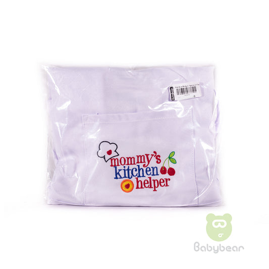 Kids Apron and Hat Set - Mommys Kitchen Helper