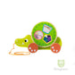 Cartoon animal building block trailer Croc