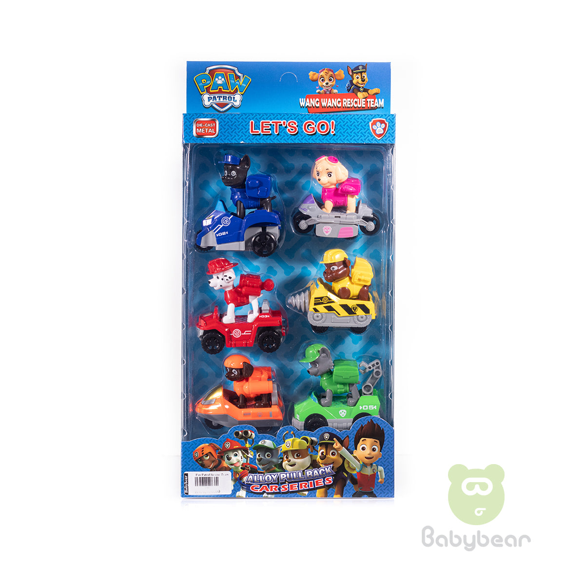 Paw Patrol Pull Back Car Series