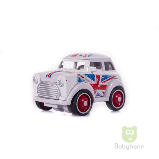 Metal Friction Powered Die-cast Classic Mini Cooper White