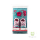 Baby Sock And Hair Band Set Pink White Dots