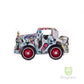 Graffiti Style Metal Friction Powered Die-cast Classic Cars Blue