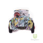 Graffiti Style Metal Friction Powered Die-cast Classic Cars Blue