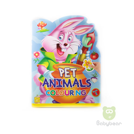 Pet Animals Colouring Book 1