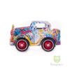 Graffiti Style Metal Friction Powered Die-cast Classic Cars Multi Colour