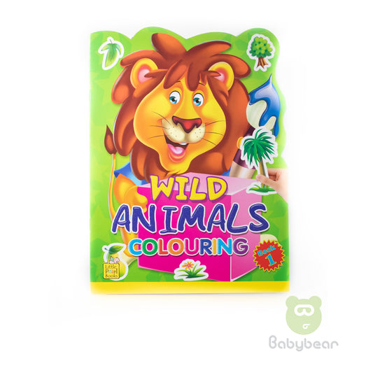 Wild Animals Colouring Book 1