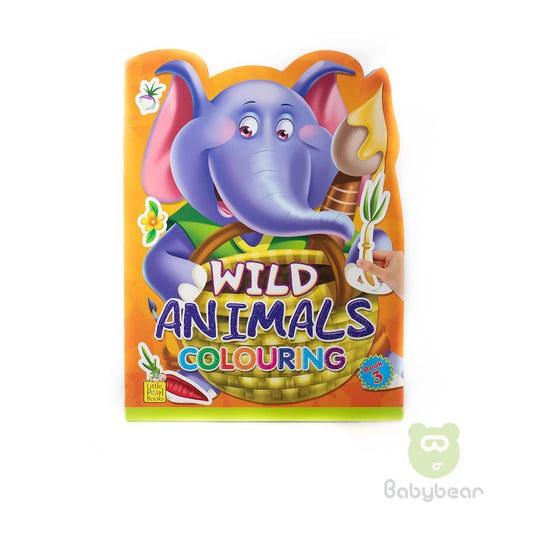 Wild Animals Colouring Book 3