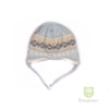 Baby Beanie Hat Blue white 6-12months
