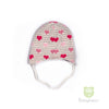 Baby Beanie Hat GreyPink 12-18 Months