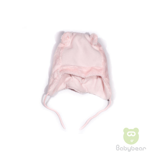 Baby Beanie Hat Pink 6-9 Months