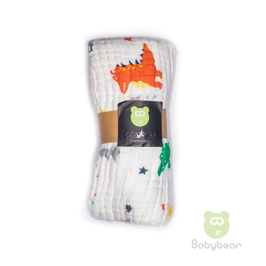 Babybear Muslin Blanket/Wrap Dinos