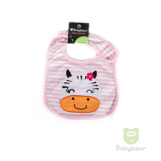 Babybear Cloth Bib Pink Stripe