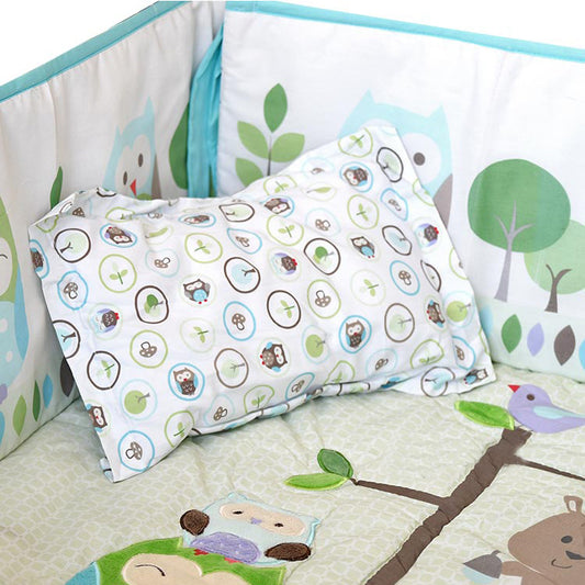 8 Piece Bedding Set - Blue Owl