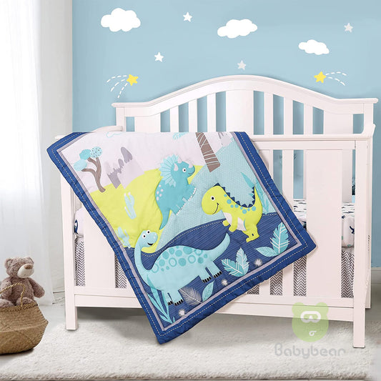 Baby Bedding Set 8 Pc - Bedding Set Dino Dinosaur