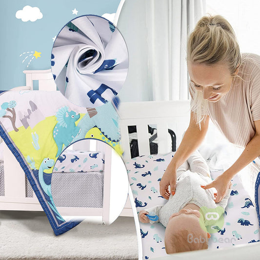 Dino Baby Bedding Set 8 Pcs - Dinosaur