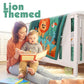 Baby Bedding Set 8 Pcs - Lion Jungle Theme