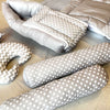 7 in 1 Baby Bedding Set - Polka dot and Waves