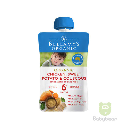 Bellamys Organic - Chicken, Sweet Potato & Couscous - Baby Food