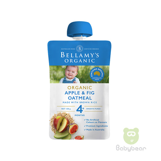 Bellamys Organic - Apple & Fig Oatmeal - Baby Food