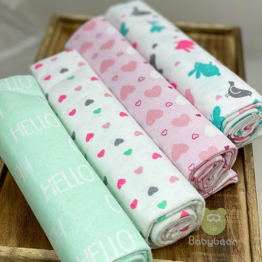 Baby Blanket 4 Set -Hearts