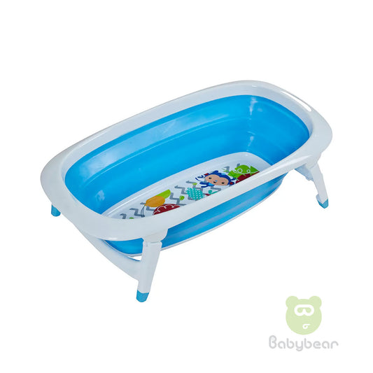 Foldable Bath Tub - Babybear - Blue Portable