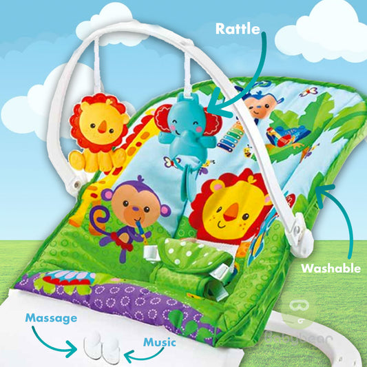 Exquisite Bouncer & Rocker with Vibration & Music