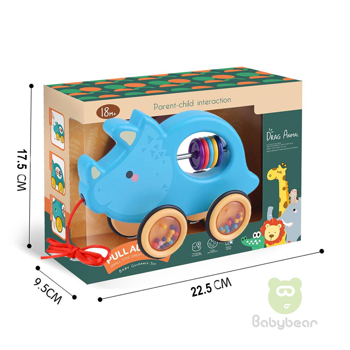 Pull Along - Triceratops 18m+