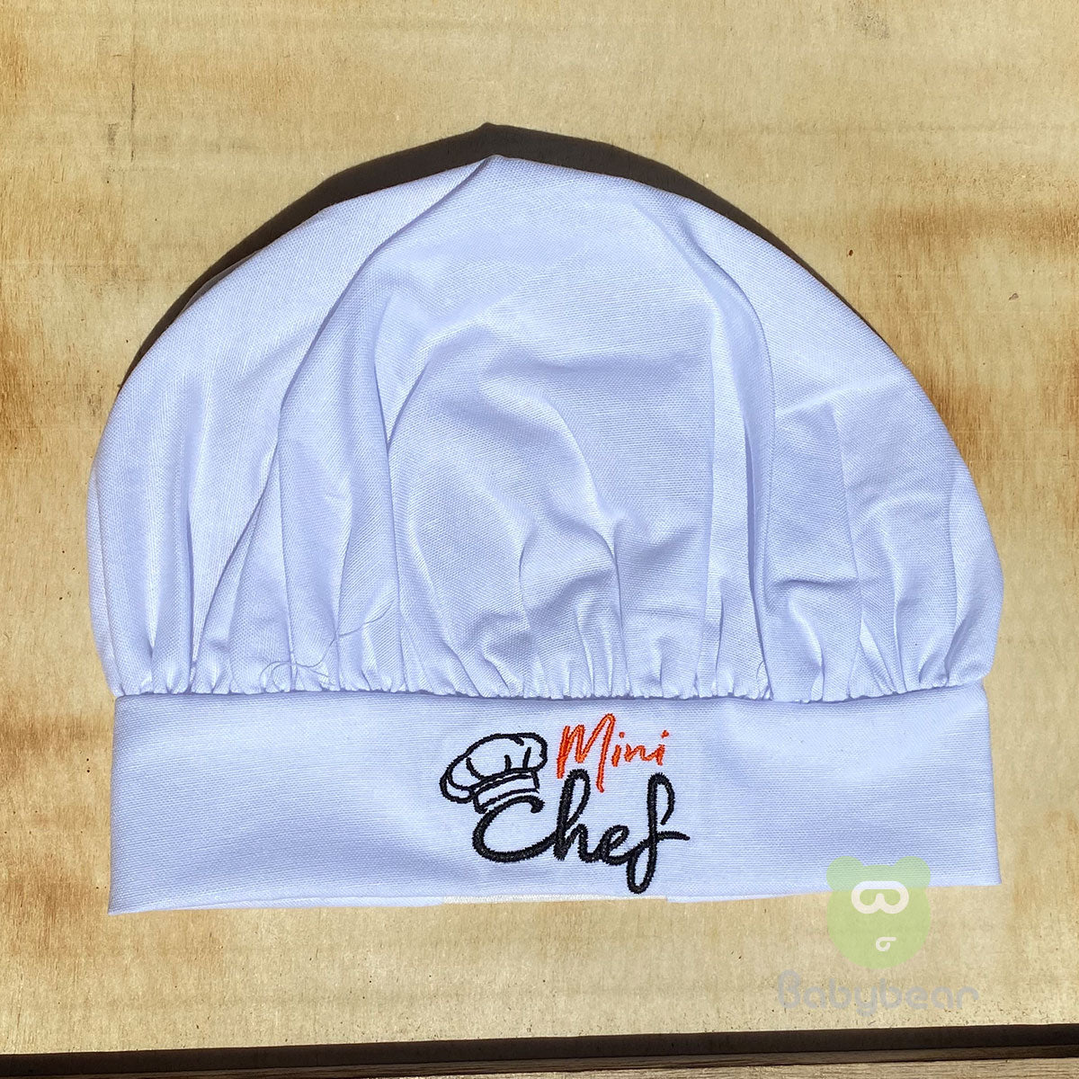 Mini Chef Hat & Apron  - White