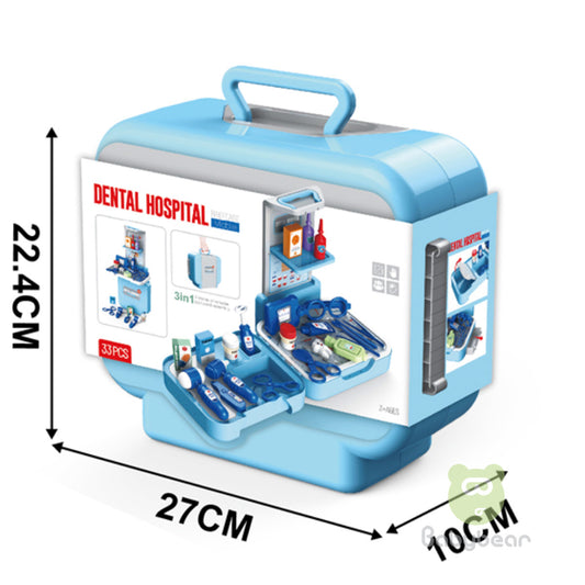 Toy Dental Hospital Doctor Set  33 Pcs Toys