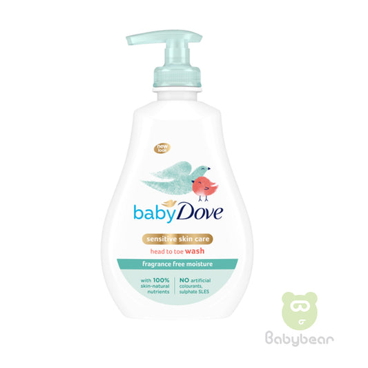 baby Dove Sensitive Skin Care Head to Toe Wash 400ml