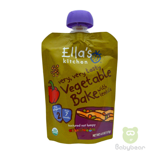Ellas Kitchen - Vegetable + Lentil Bake Baby Food