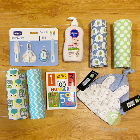 Premium Gift Pack - New Born Essentials - Baby Boy