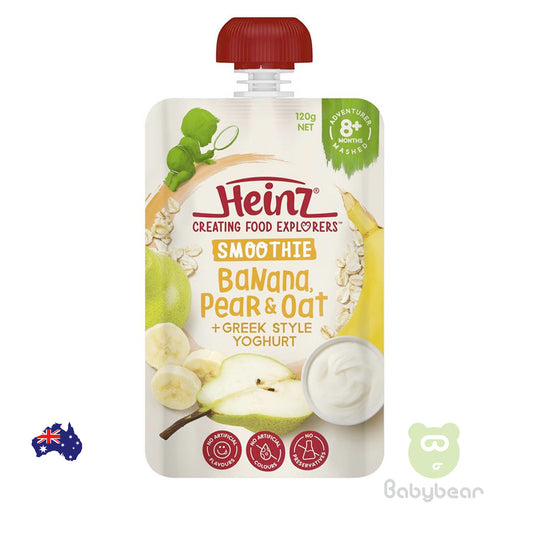 Heinz Banana Pear & Oat 8m+ 120g Pouch Baby Food