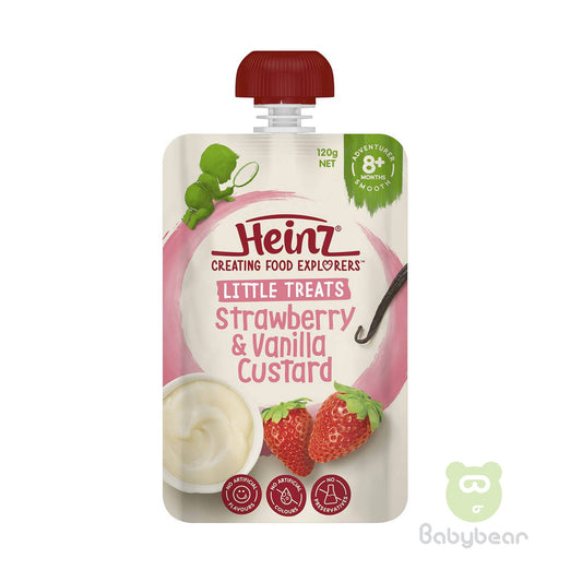 Baby Food Pouch - Strawberry Vanilla Custard