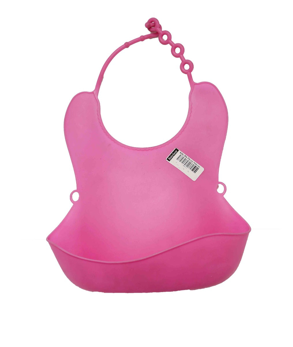 Silicone Bib - Pink