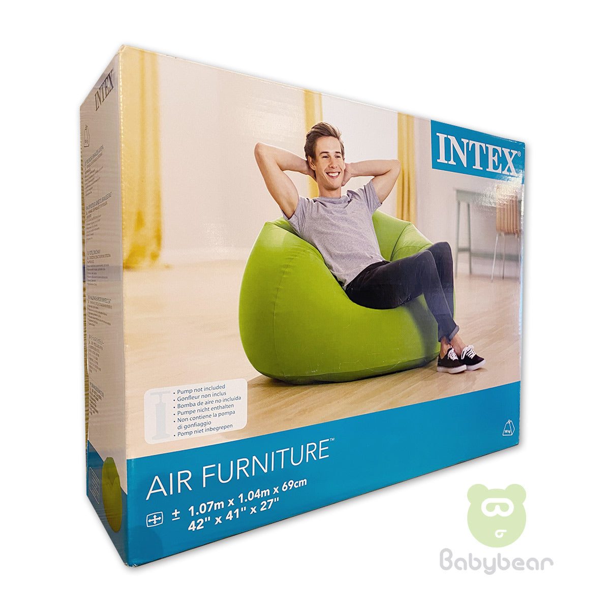 Kids Gifts in Sri Lanka - Air Bean Bag  INTEX Air Furniture