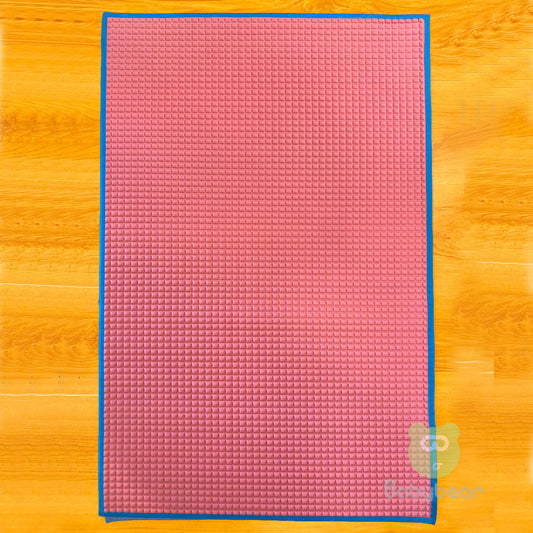 Bubble Rubber Mackintosh - Pink waterproof Rubber Sheet