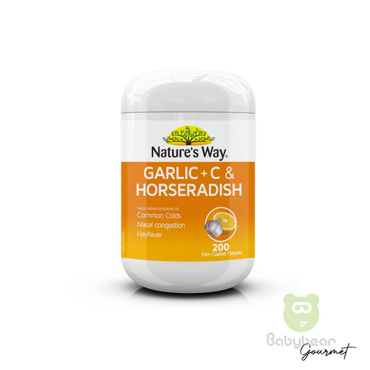 Natures Way Garlic C Horseradish 200