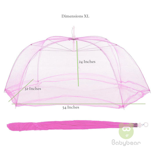 Baby Umbrella Net - Pink