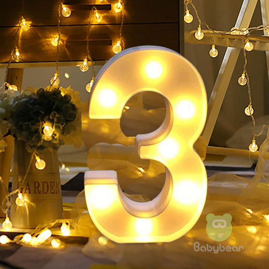 Number 3 Light