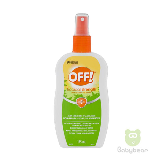 Off! Insect Repellent Tropical Strength 175ml Mosquito Spray