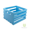 Pastel Wooden Box-Blue 6x8.5x10