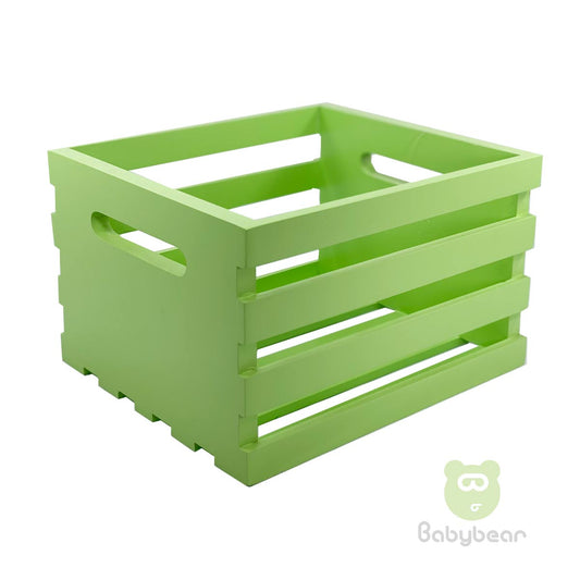Pastel Wooden Box-Green 6x8.5x10