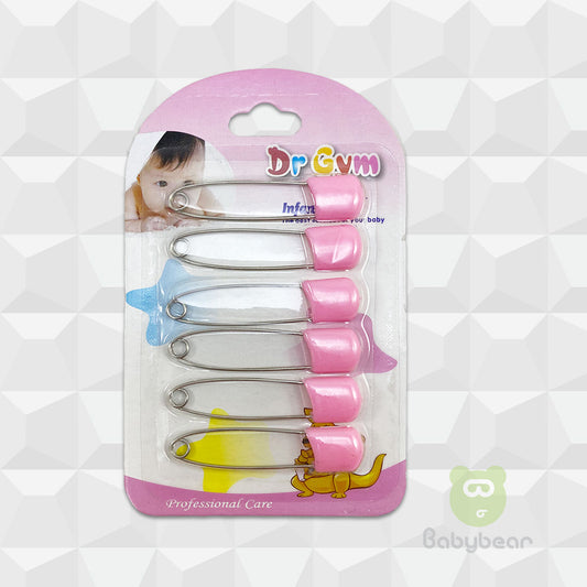 Baby Safety Pins - Pink