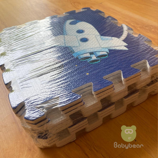 Puzzle Mat 1x1ft Play Mat Rocket