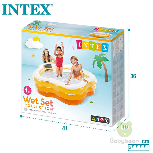 Yellow Star Intex Baby Pool