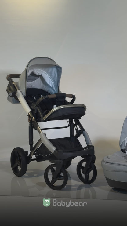 Kidilo 4 in 1 Travel System Light Gray