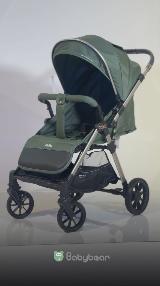 Kidilo Travel Stroller Green