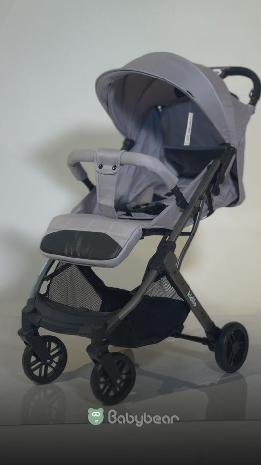 Kidilo Travel Stroller Light Gray
