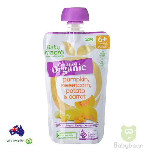 Baby Food Organic in Sri Lanka - Baby Macro Pumpkin, Sweetcorn